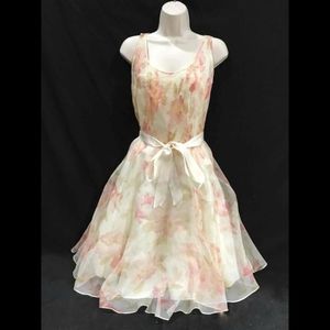Sara Campbell Floral Dress Size 4